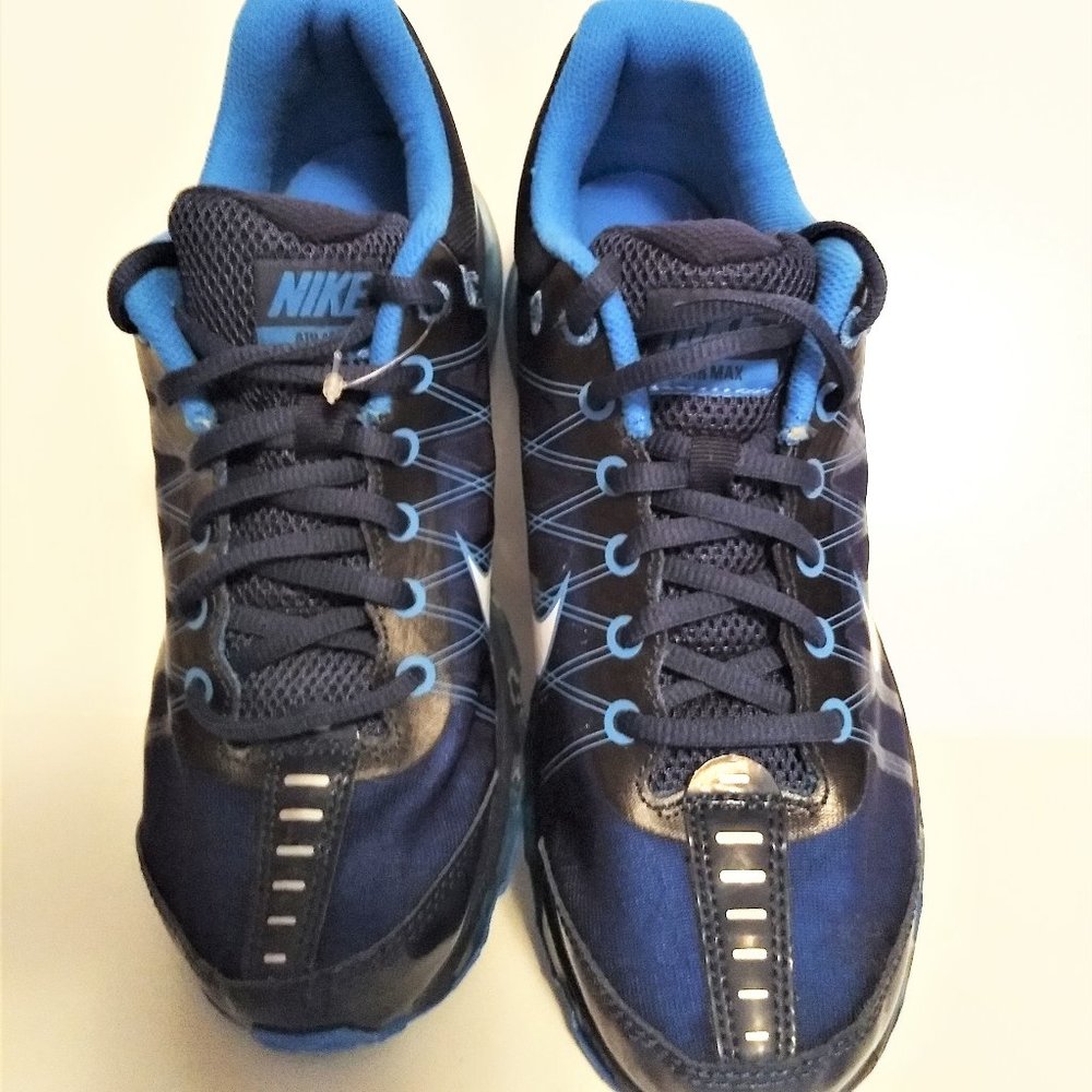 Nike NEW athletic running shoes  AIRMAX Youth SZ 7 Women equivalent 8-8.5 Blue